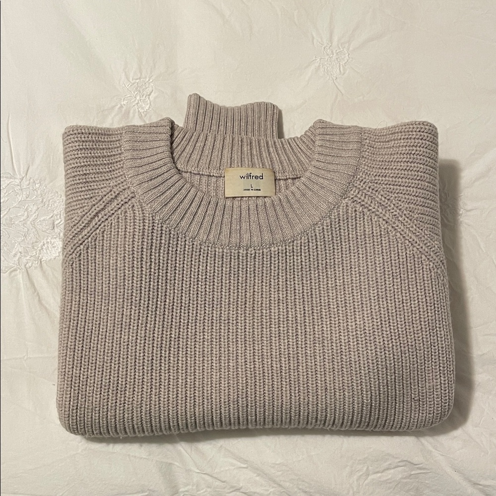 Wool Peplum Wilfred Sweater